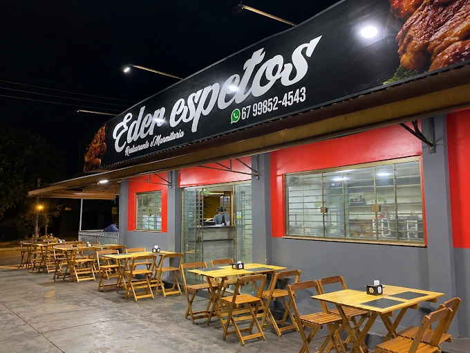Fachada do Éder Espetos Restaurante em Dourados MS